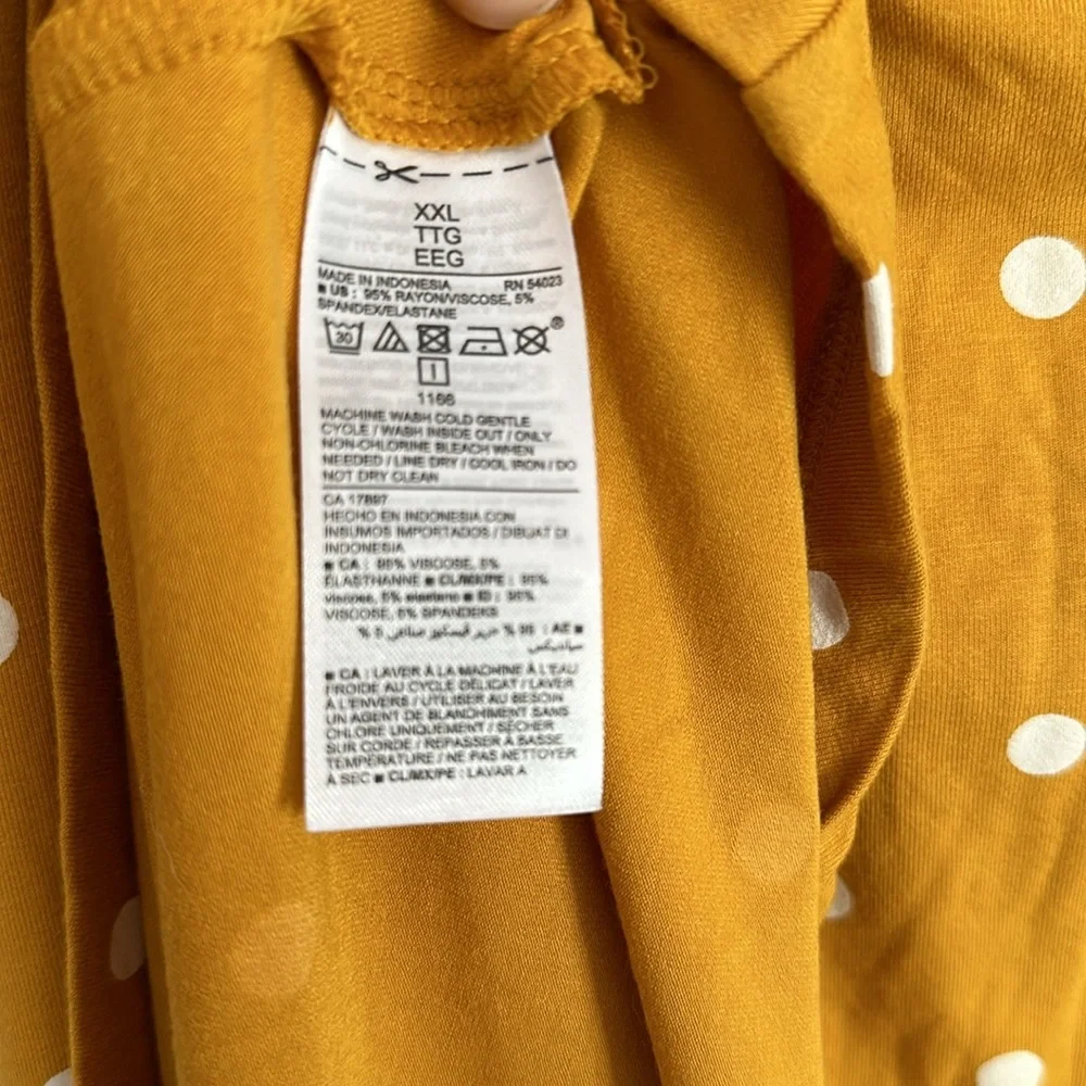 Set of 2 - NWT XXL Old Navy Jersey Dresses Yellow and Bright True Red. - Picture 3 of 5